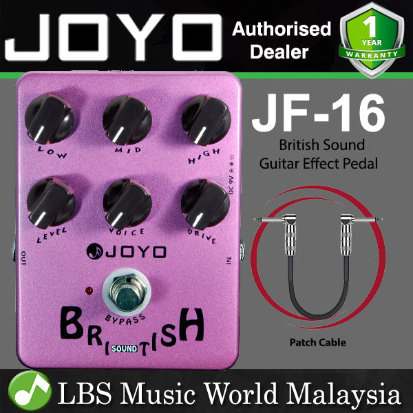 Joyo JF-16 British Sound Effect Pedal Amp Simulator of Mashall Amp for Electric Guitar (JF16 JF 16)