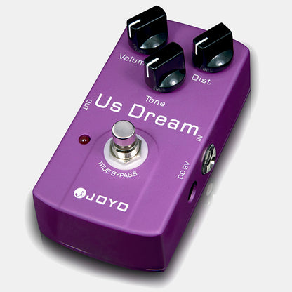 Joyo JF-34 US Dream High Gain Distortion Pedal Simulates Driven Tube Amplifier for Electric Guitar Effect (JF34 JF 34 )