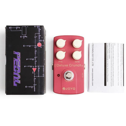 Joyo JF-39 Deluxe Crunch Distortion Modern High Gain with Vintage Amps Electric Guitar Effect Pedal (JF39 JF 39)