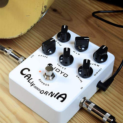 Joyo JF-15 California Sound Guitar Effect Pedal Amp Overdrive to Distortion Simulator (JF15 JF 15)