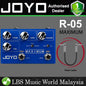 Joyo R-05 MAXIMUM Dual Channel Pedal Clean and Wild Overdrive Guitar Effects (R05 R 05)