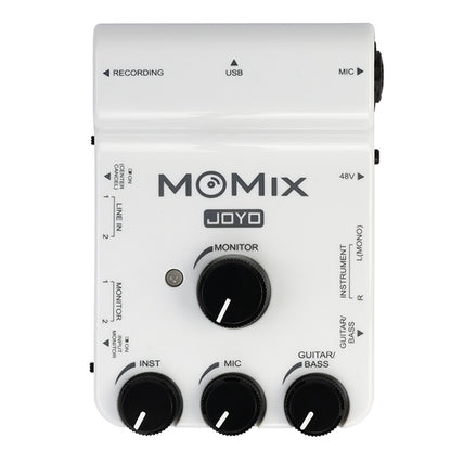 Joyo MOMIX Portable Audio Interface and Mixer Live Sound Card for Smartphones