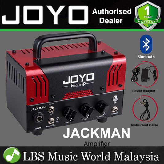 Joyo JACKMAN 20 Watt Amplifier Head BanTamP Series Speaker Amp Hybrid Tube with Bluetooth