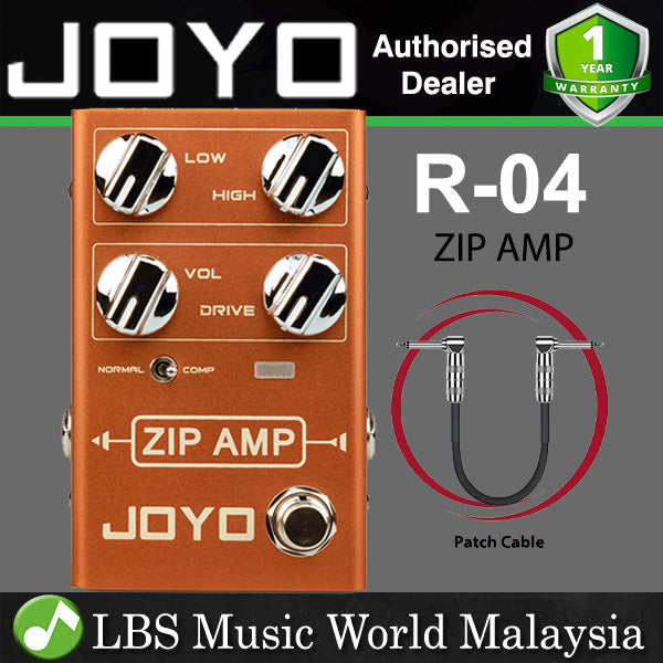 Joyo R-04 ZIP AMP Compressor Overdrive Electric Guitar Effects Pedal (R04 R 04)