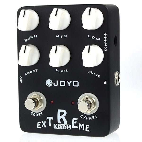 Joyo JF-17 Extreme Metal Distortion Effect Pedal with 3 Band EQ and Low Mid High Gain Boost for Electric Guitar (JF17 JF 17)