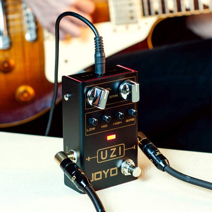 Joyo R-03 UZI High Gain Distortion Electric Guitar Effects Pedal for Heavy Metal Music (R03 R 03)