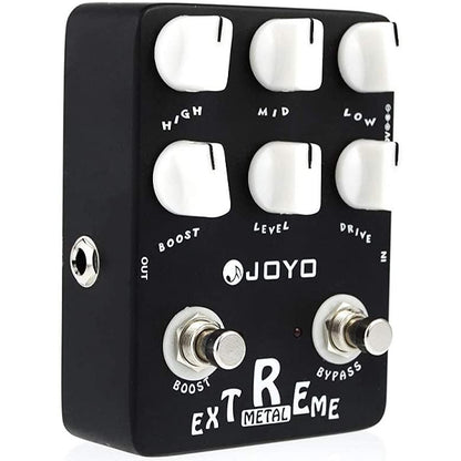 Joyo JF-17 Extreme Metal Distortion Effect Pedal with 3 Band EQ and Low Mid High Gain Boost for Electric Guitar (JF17 JF 17)