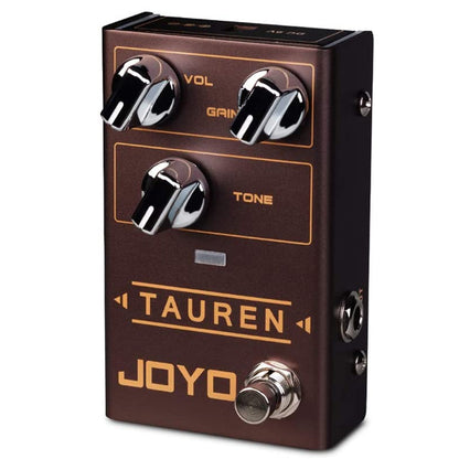 Joyo R-01 TAUREN High Gain Overdrive Pedal Clean Boost to Distortion for Electric Guitar Effect (R01 R 01)