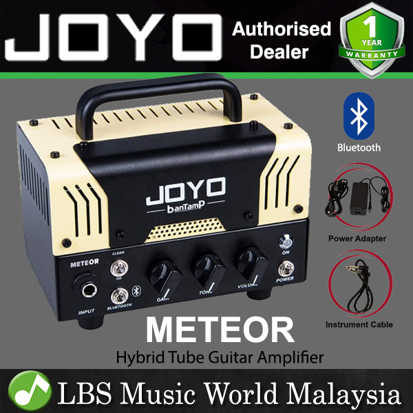 Joyo METEOR 20 Watt Amplifier Head BanTamP Series Guitar Speaker Amp Hybrid Tube with Bluetooth