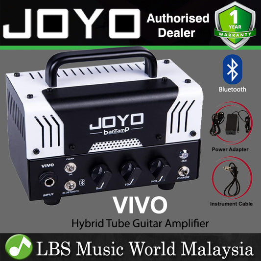 Joyo VIVO 20 Watt Amplifier Head BanTamP Series Guitar Speaker Amp Hybrid Tube with Bluetooth