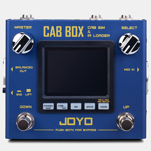 Joyo R-08 CAB BOX Electric And Bass Guitar Effect Pedal With Cabinet And Power Amp Simulator (R08 R 08)