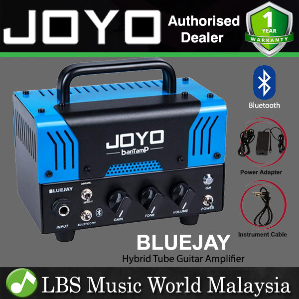 Joyo BLUEJAY 20 Watt Amplifier BanTamP Series Guitar Speaker Amp Head Hybrid Tube with Bluetooth