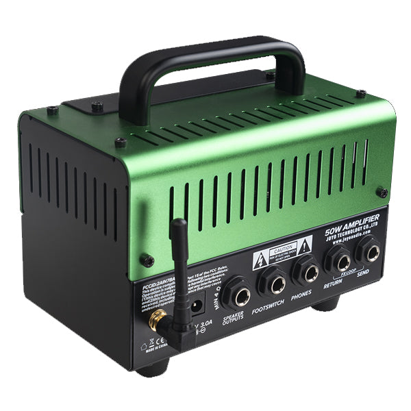 Joyo BadASS 50 Watt Amplifier Head BanTamP Series Speaker Bass Amp Hybrid Tube With Bluetooth (Badass)