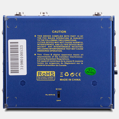 Joyo R-08 CAB BOX Electric And Bass Guitar Effect Pedal With Cabinet And Power Amp Simulator (R08 R 08)