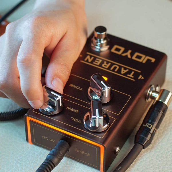 Joyo R-01 TAUREN High Gain Overdrive Pedal Clean Boost to Distortion for Electric Guitar Effect (R01 R 01)