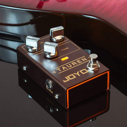 Joyo R-01 TAUREN High Gain Overdrive Pedal Clean Boost to Distortion for Electric Guitar Effect (R01 R 01)