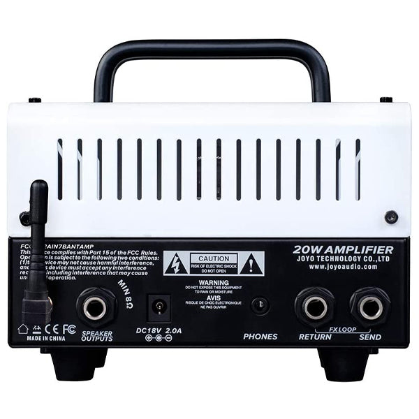 Joyo VIVO 20 Watt Amplifier Head BanTamP Series Guitar Speaker Amp Hybrid Tube with Bluetooth