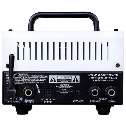 Joyo VIVO 20 Watt Amplifier Head BanTamP Series Guitar Speaker Amp Hybrid Tube with Bluetooth