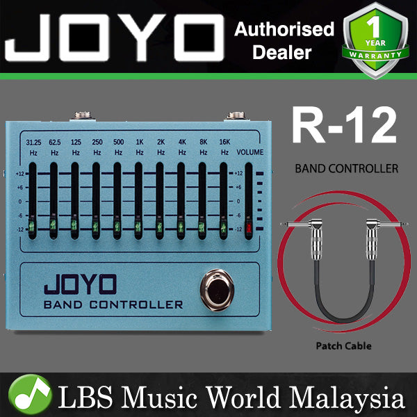 Joyo R-12 10 BAND CONTROLLER Equalizer Electric Guitar Effect Pedal (R12 R 12)