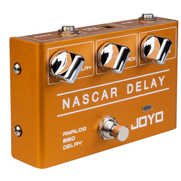 Joyo R-10 Nascar Analog Delay Pedal With Classic BBD Deliver Vintage Warm Natural Sound Effect for Sentimental Electric Guitar Solo (R10 R 10)