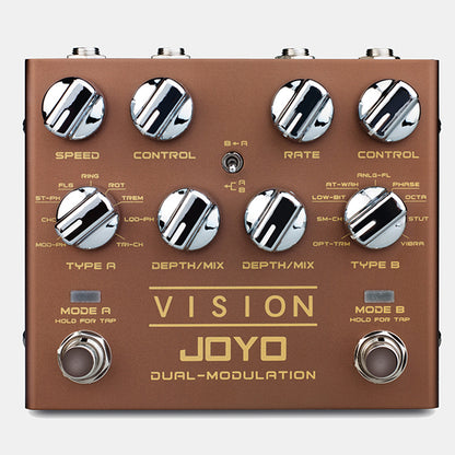 Joyo R-09 VISION Dual Channel Modulation Effect Pedal For Electric Guitar (R09 R 09)