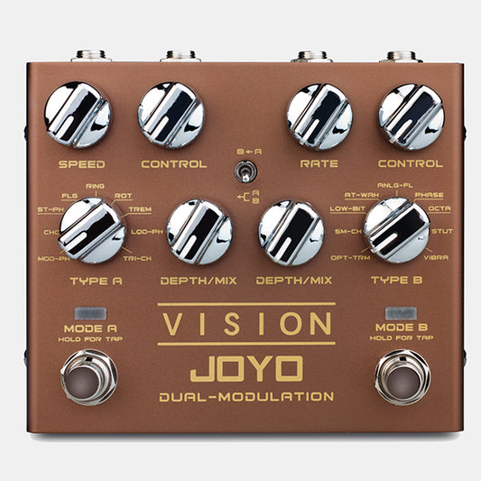 Joyo R-09 VISION Dual Channel Modulation Effect Pedal For Electric Guitar (R09 R 09)