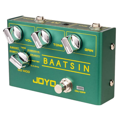 Joyo R-11 BAATSIN Distortion And Overdrive Multi Effect Pedal Pure Analog Circuit With 8 Different Mode (R11 R 11)