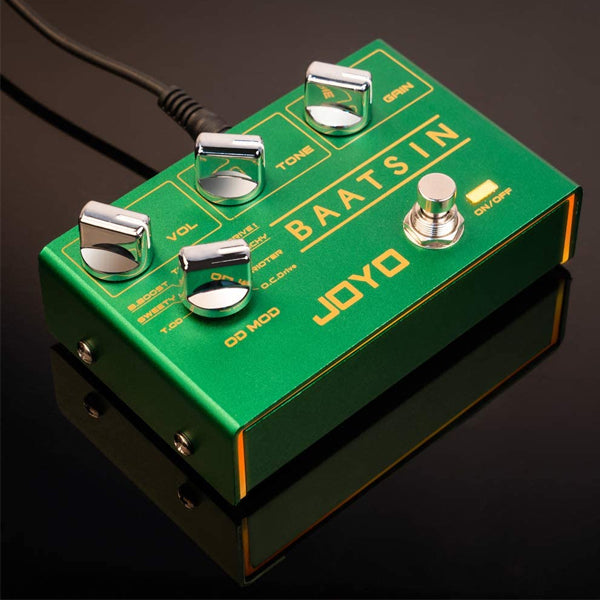 Joyo R-11 BAATSIN Distortion And Overdrive Multi Effect Pedal Pure Analog Circuit With 8 Different Mode (R11 R 11)