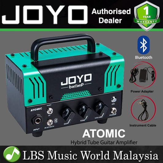 Joyo ATOMIC 20 Watt Amplifier BanTamP Series Guitar Speaker Amp Head Hybrid Tube With Bluetooth