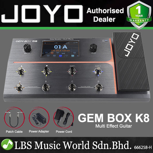 Joyo GEM BOX K8 Multi Guitar Effect Processor and Amp Modeller with Built in Audio Interface