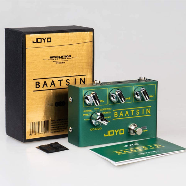 Joyo R-11 BAATSIN Distortion And Overdrive Multi Effect Pedal Pure Analog Circuit With 8 Different Mode (R11 R 11)