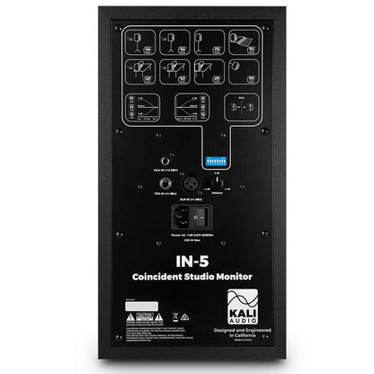 Kali Audio IN-5 160W 5 Inch Powered Studio Monitor Speaker - Pair (IN5 IN 5)