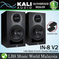 Kali Audio IN-8 V2 140 Watt 8 Inch Powered Studio Monitor Speaker - Pair (IN8 IN 8)