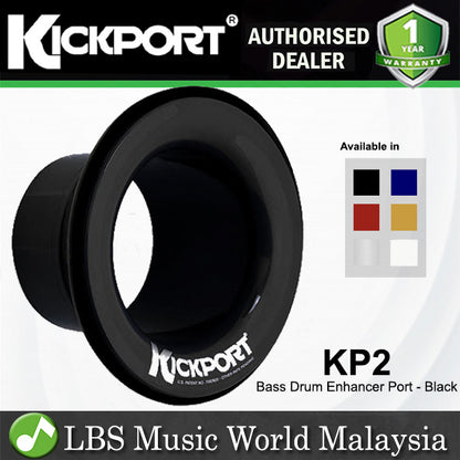 Kickport KP2 Bass Drum Enhancer Kick Port with Speaker Cabinet Design and Easy Installation (KP 2)
