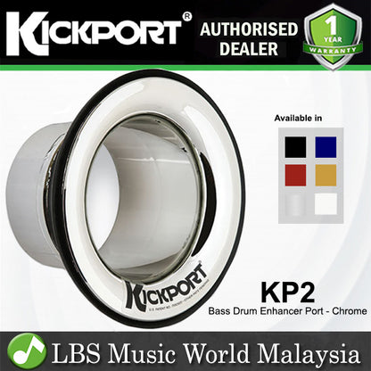 Kickport KP2 Bass Drum Enhancer Kick Port with Speaker Cabinet Design and Easy Installation (KP 2)
