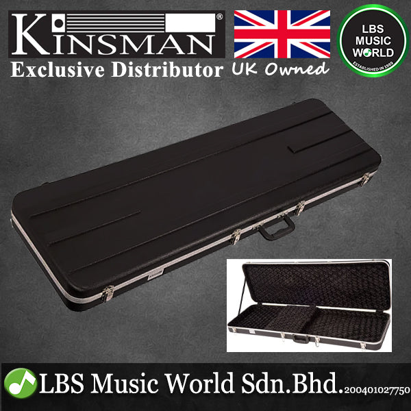 Kinsman KGC-8636 ABS Hardcase Rectangle Bass Electric Guitar (KGC8636)