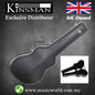 Kinsman KGC8615 Premium ABS Shaped Dreadnought Guitar Hard Case Acoustic Case