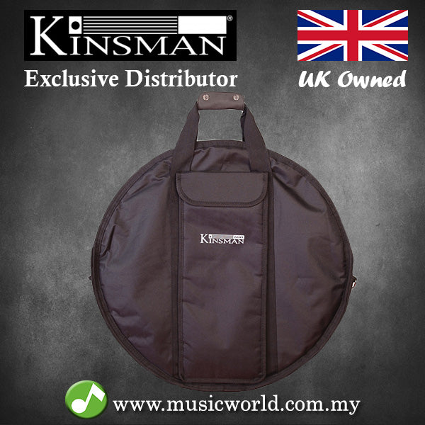Kinsman KDCB Deluxe 22 inch Cymbal Bag with Padded Drum Stick Pocket