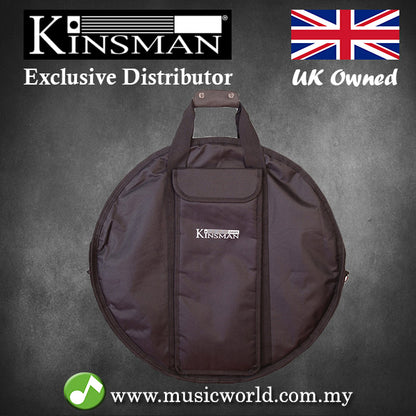 Kinsman KDCB Deluxe 22 inch Cymbal Bag with Padded Drum Stick Pocket