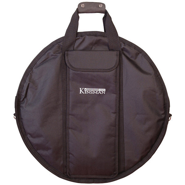 Kinsman KDCB Deluxe 22 inch Cymbal Bag with Padded Drum Stick Pocket