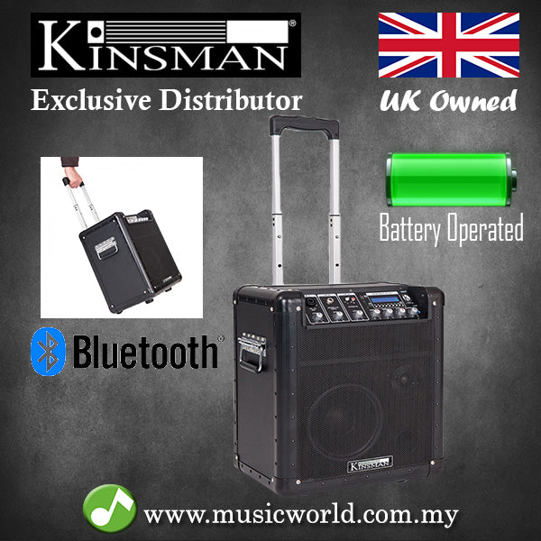 Kinsman KPA08 Portable PA System Connect to Phone and All Instrument