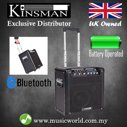 Kinsman KPA08 Portable PA System Connect to Phone and All Instrument