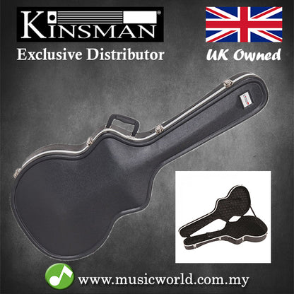 KINSMAN KGC8680 Premium ABS Hard Case Jumbo Acoustic Guitar