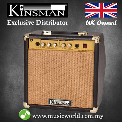 Kinsman KAA25 25 W Amp Acoustic Guitar Amplifier with Chorus