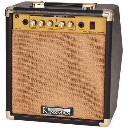 Kinsman KAA25 25 W Amp Acoustic Guitar Amplifier with Chorus