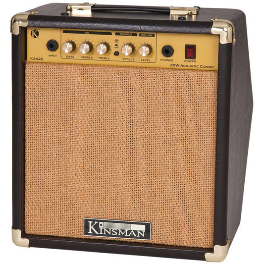 Kinsman KAA25 25 W Amp Acoustic Guitar Amplifier with Chorus