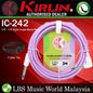 Kirlin Cable IC-242 3 Meter Mono Right Angle L Plug Instrument Cable For Electric Acoustic Bass Guitar Speaker Amp Keyboard Drum Amplifier