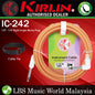 Kirlin Cable IC-242 3 Meter Mono Right Angle L Plug Instrument Cable For Electric Acoustic Bass Guitar Speaker Amp Keyboard Drum Amplifier