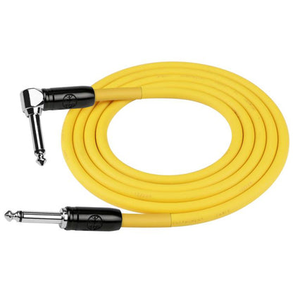 Kirlin Cable IP-242BC 3 Meter Mono Instrument Cable For Electric Acoustic Bass Guitar Amplifier - Yellow