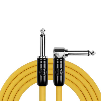 Kirlin Cable IP-242BC 3 Meter Mono Instrument Cable For Electric Acoustic Bass Guitar Amplifier - Yellow